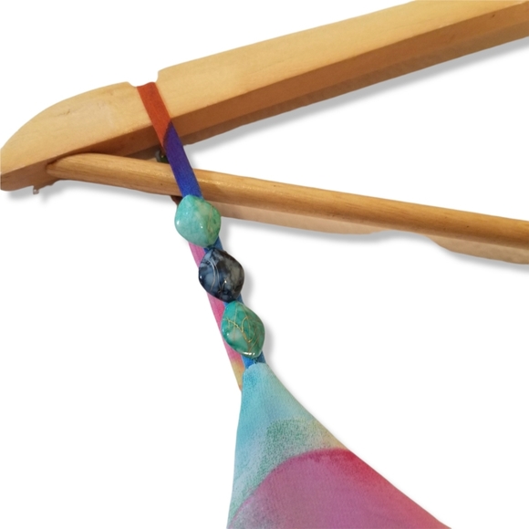 Bisou Bisou bt Michele Bohbot | Floral Multi-Color | Maxi Dress | Size 8 - Picture 8 of 12